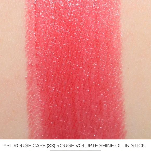 YSL Rouge Volupté Shine Oil In Stick in 83 Rouge Cape - BNWOB & Discontinued